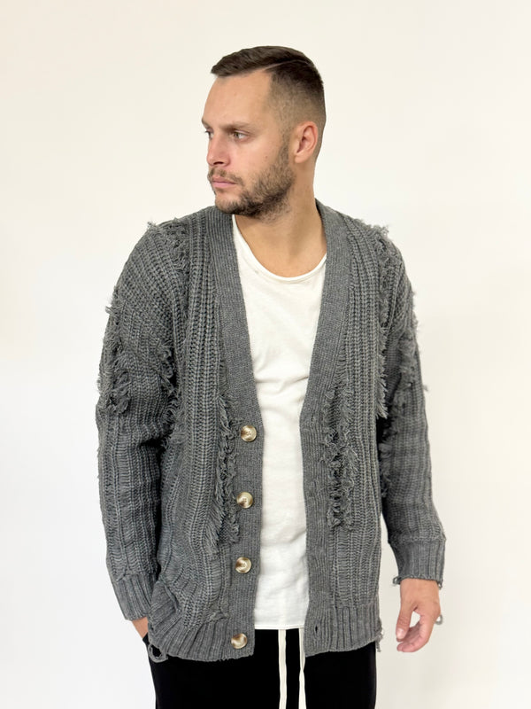 Cardigan J.W over con rotture