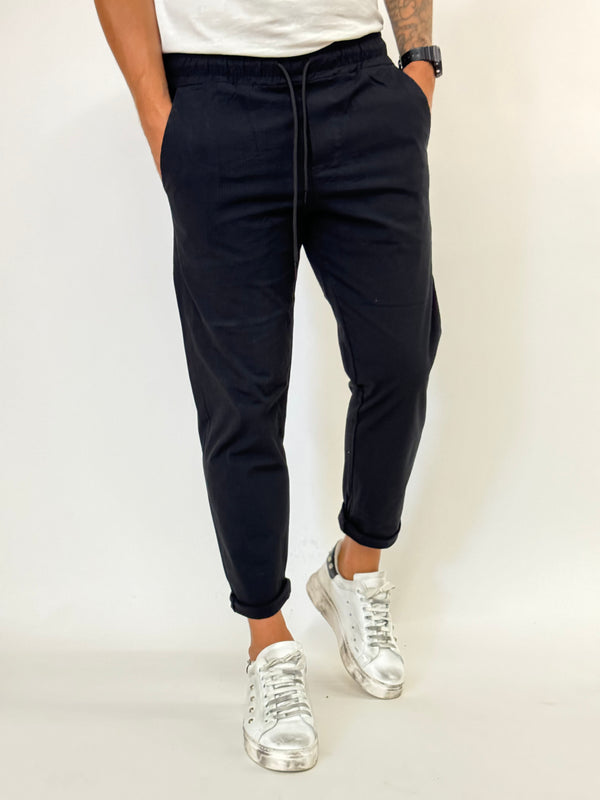 Pantalone Goffato nero