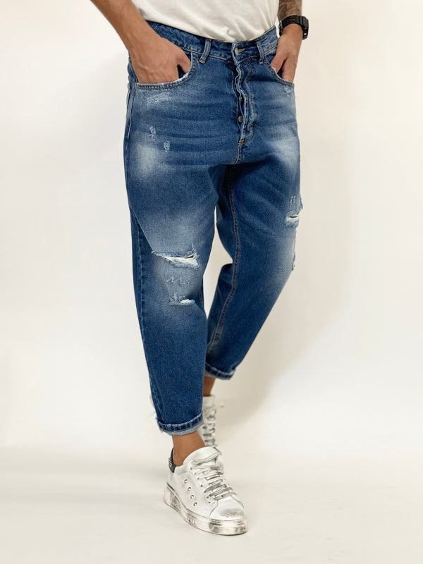 Jeans J.W algeria cropped  scuro